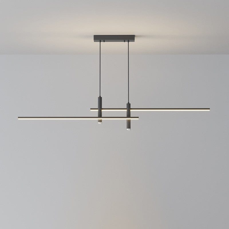 Ceiling Lights Black 120cm / Warm light Lyra Linea Bar Pendant