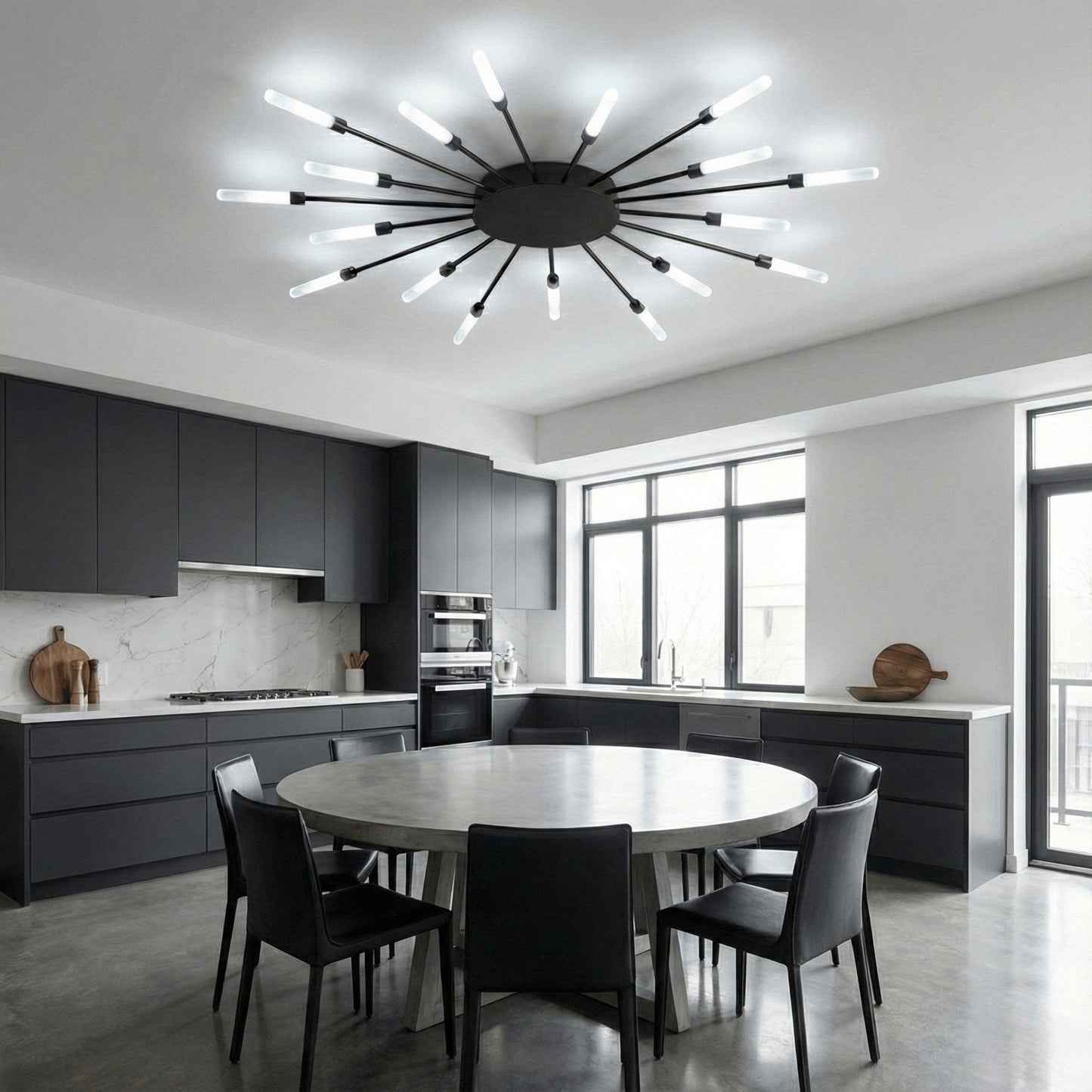 Ceiling Lights Black / 18heads / Neutral light Lyra Astra Ceiling Light