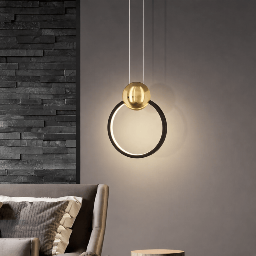 Ceiling Lights Black / Trichromatic light Lyra Aero Halo Pendant