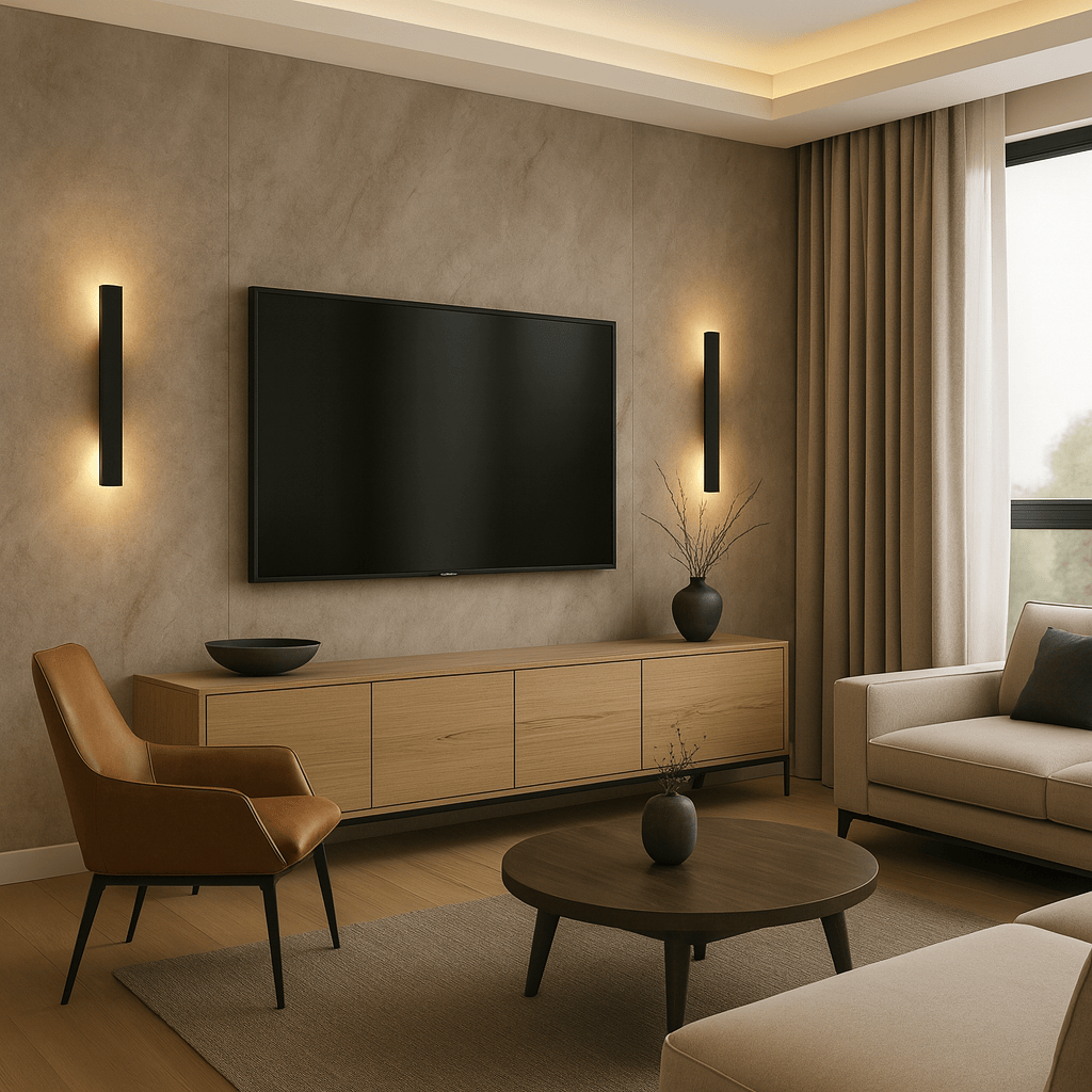 Garden Lights Black / 61mm Lyra Vetra Wall Light