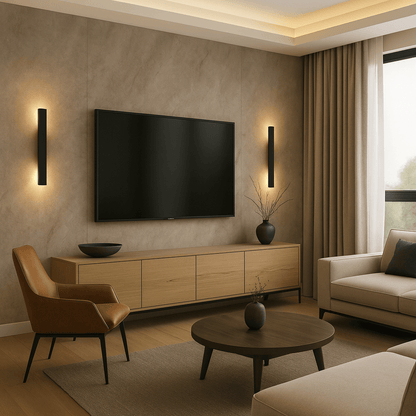 Garden Lights Black / 61mm Lyra Vetra Wall Light