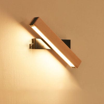 Garden Lights Large Lyra Beam Adjustable Wooden Wall Light