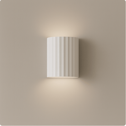 Garden Lights White Lyra Vane Decorative Wall Light