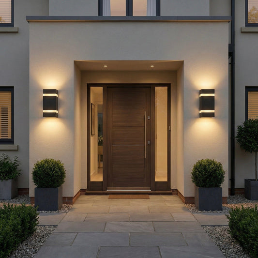 Garden Lights 12W Square Square Outdoor Wall Light