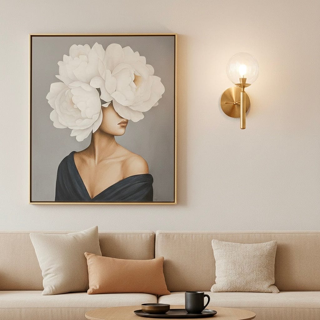 wall light Copper Glass Wall Light